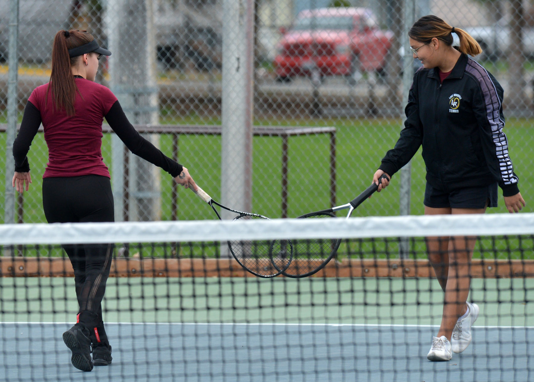 Lake Roosevelt girls doubles